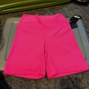 90 Degree By Reflex Hot Pink Bike Shorts